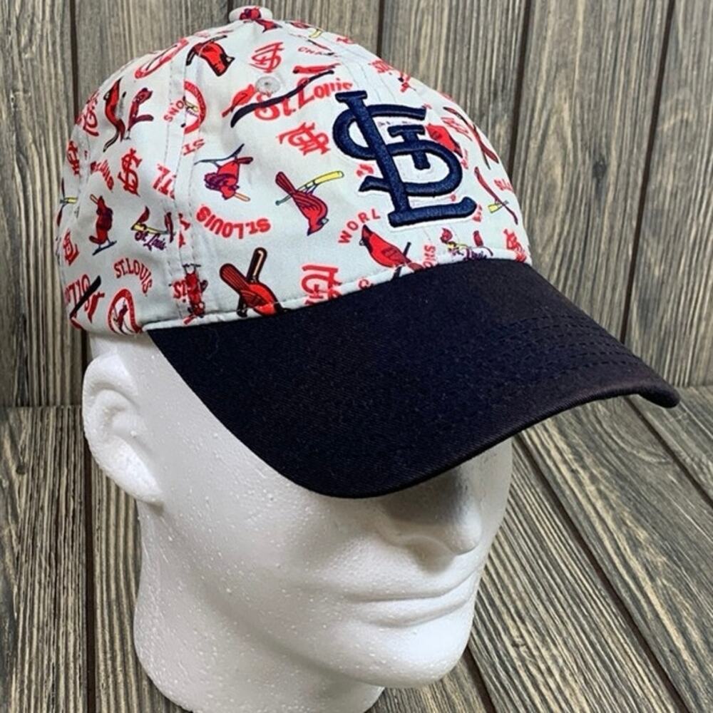 St Louis Cardinals Baseball Trucker Bat Loga Hat Cap Strapback Adjustable BC‎